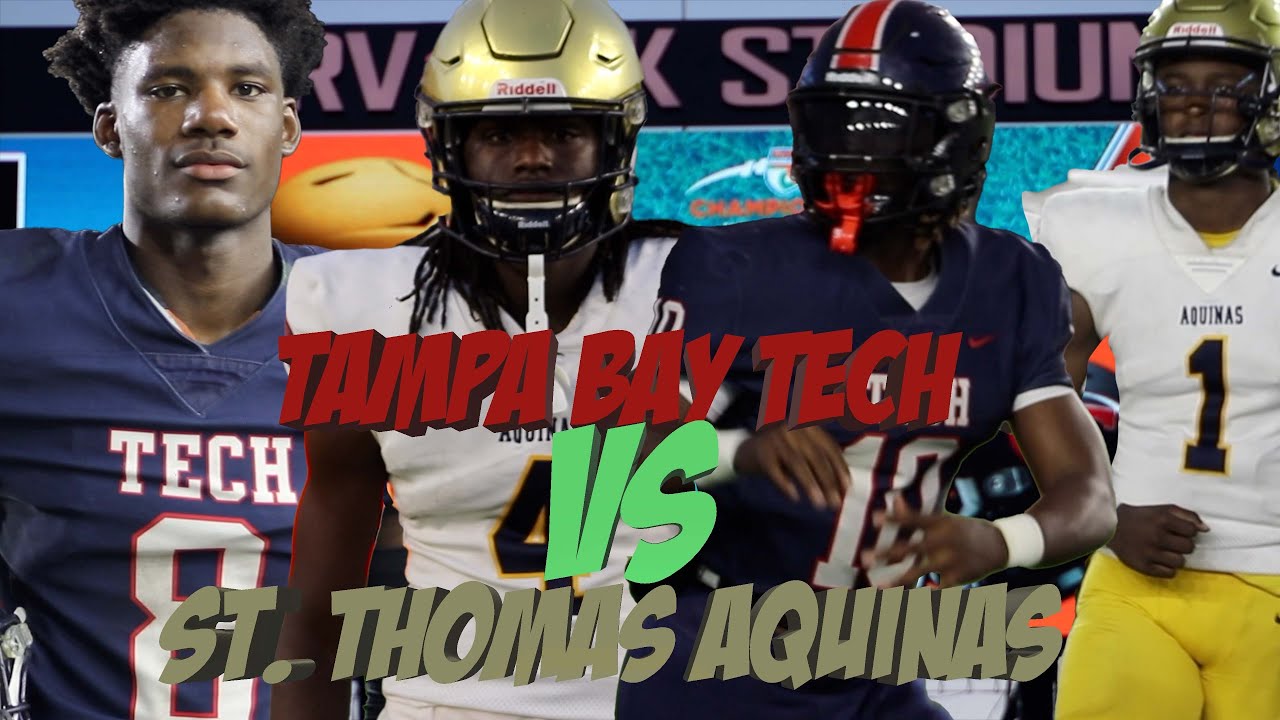 ⭐️😲Undefeated Streak On The Line Class 7a State 🏆 Tampa Bay Tech Vs St. Thomas Aquinas🏈🔥