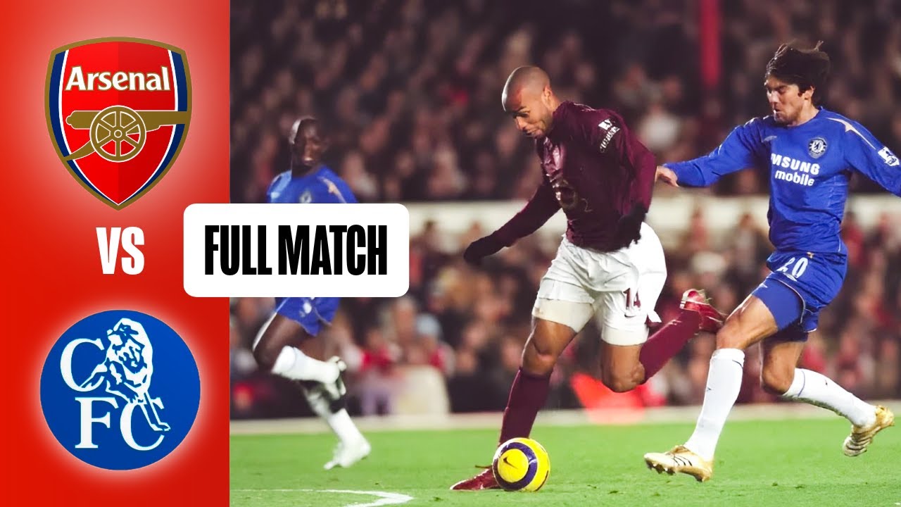 Arsenal 0-2 Chelsea | Full Match | Barclays Premier League 2005/06 Season | 8/12/2005