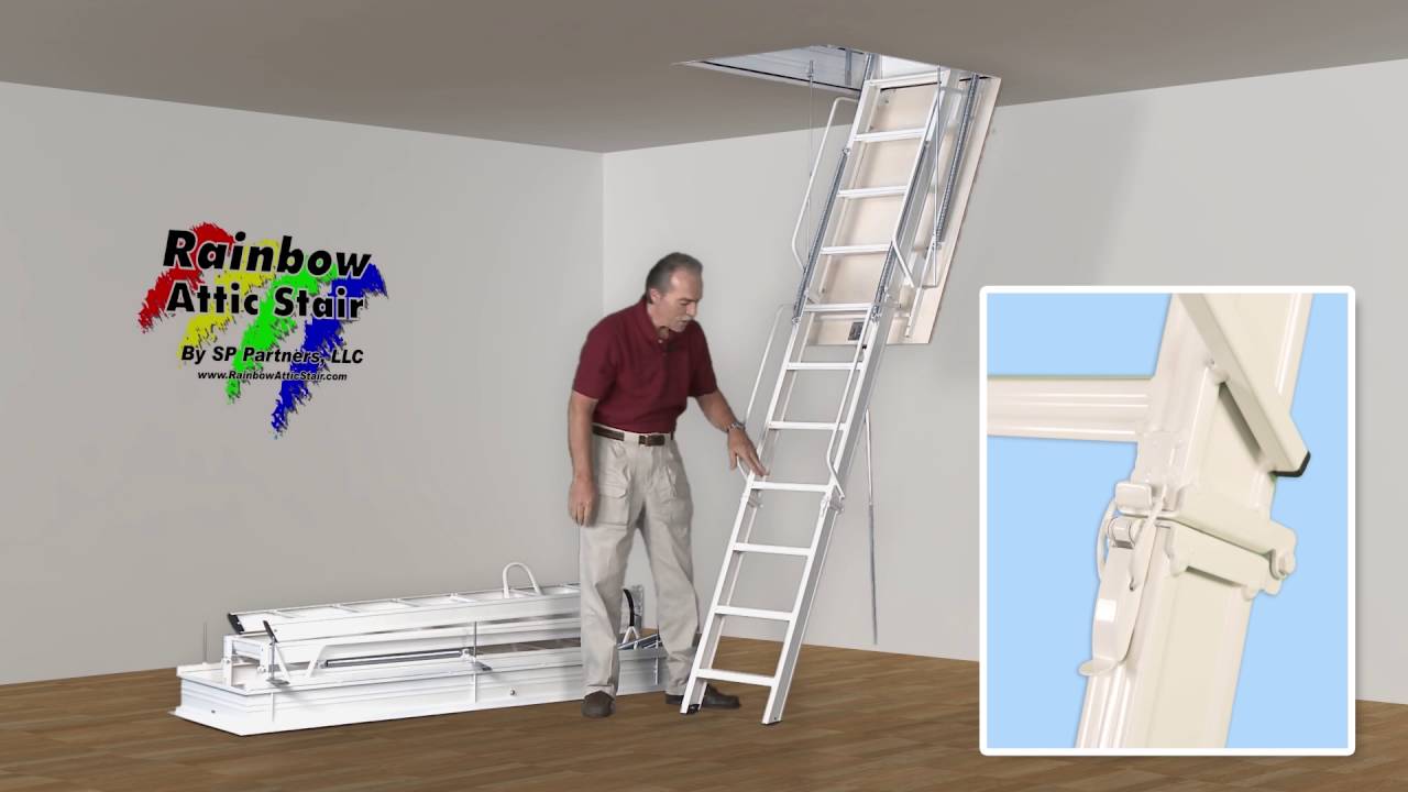 Rainbow Attic Stair - F Series Folding Attic Ladder
