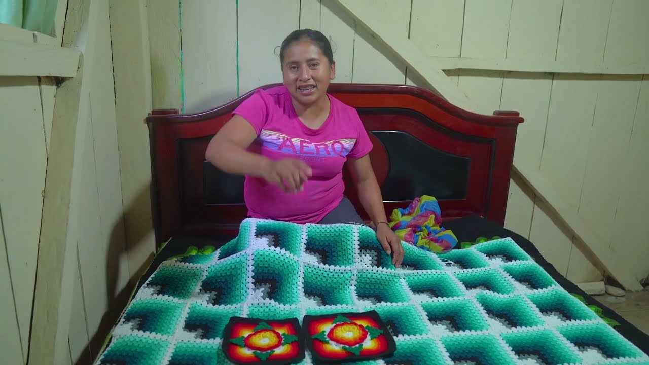 Estas son mis Cobijas tejidas a Crochet