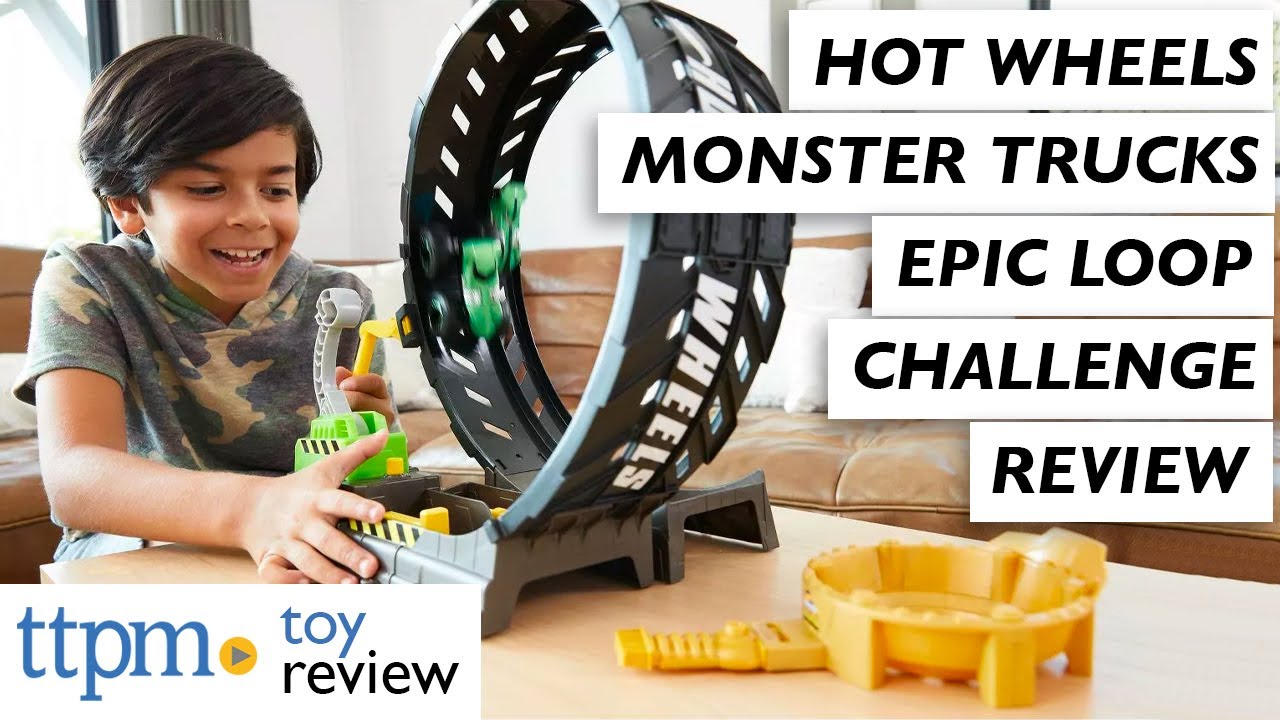 Hot Wheels Monster Trucks Epic Loop Challenge Playset from Mattel