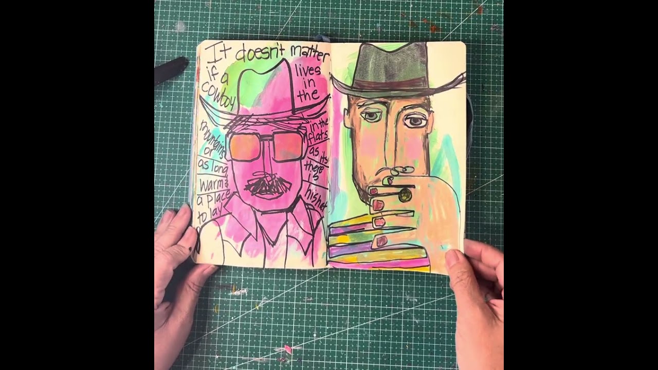 My first sketchbook is complete and here is the Tours