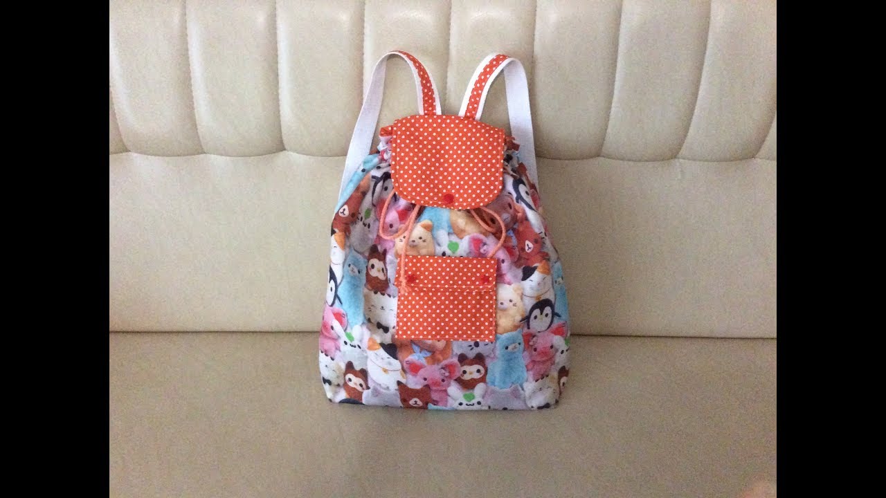Coudre un petit sac à dos pour enfant - Tuto Couture Madalena