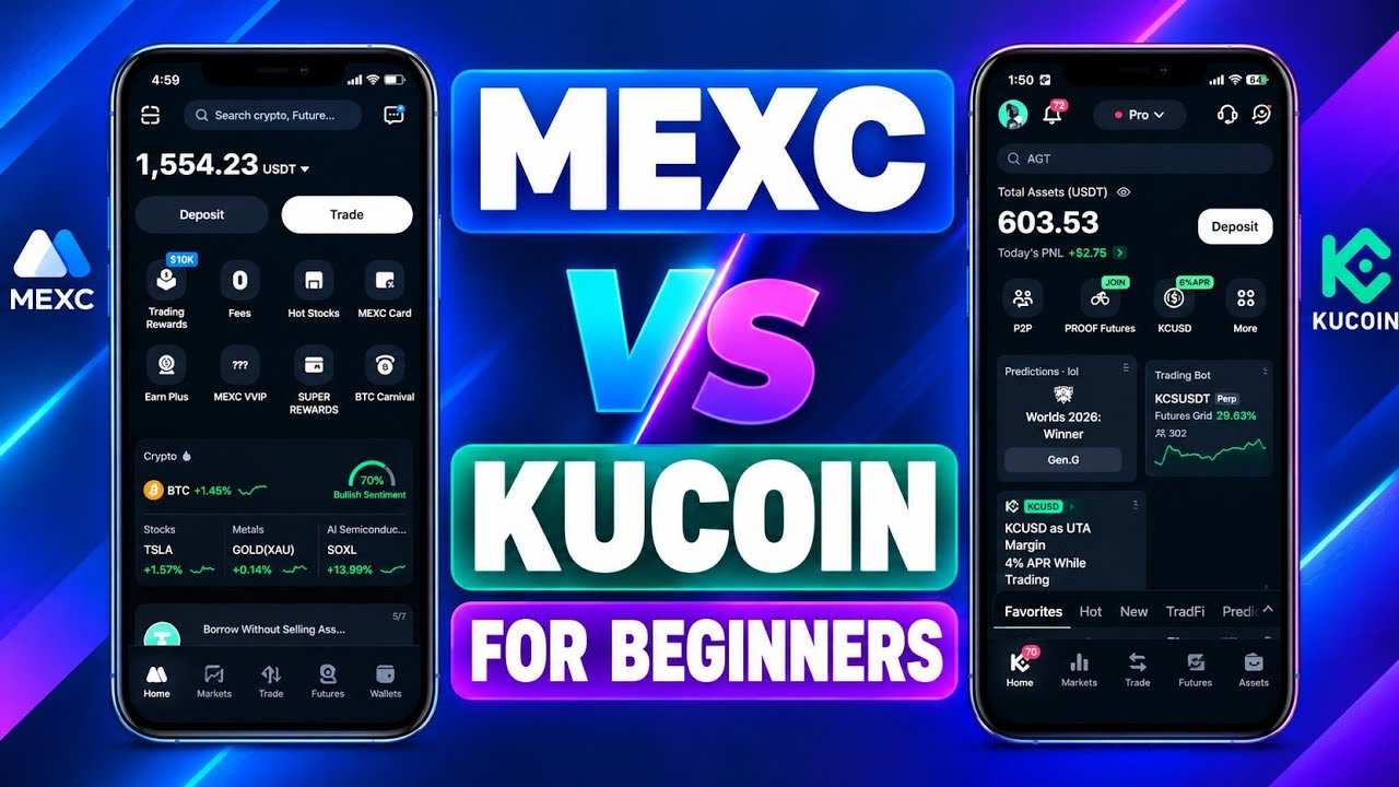 MEXC vs KuCoin 2026 | Which Crypto Exchange Is Better?