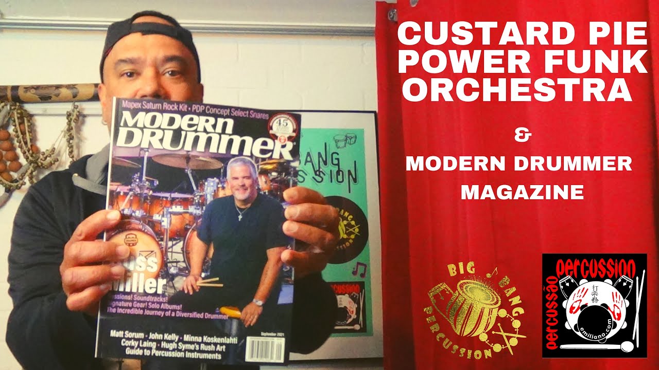 MODERN DRUMMER MAGAZINE- Interview with Michel Burcklen & Emiliano Benevides #moderndrummer #drummer