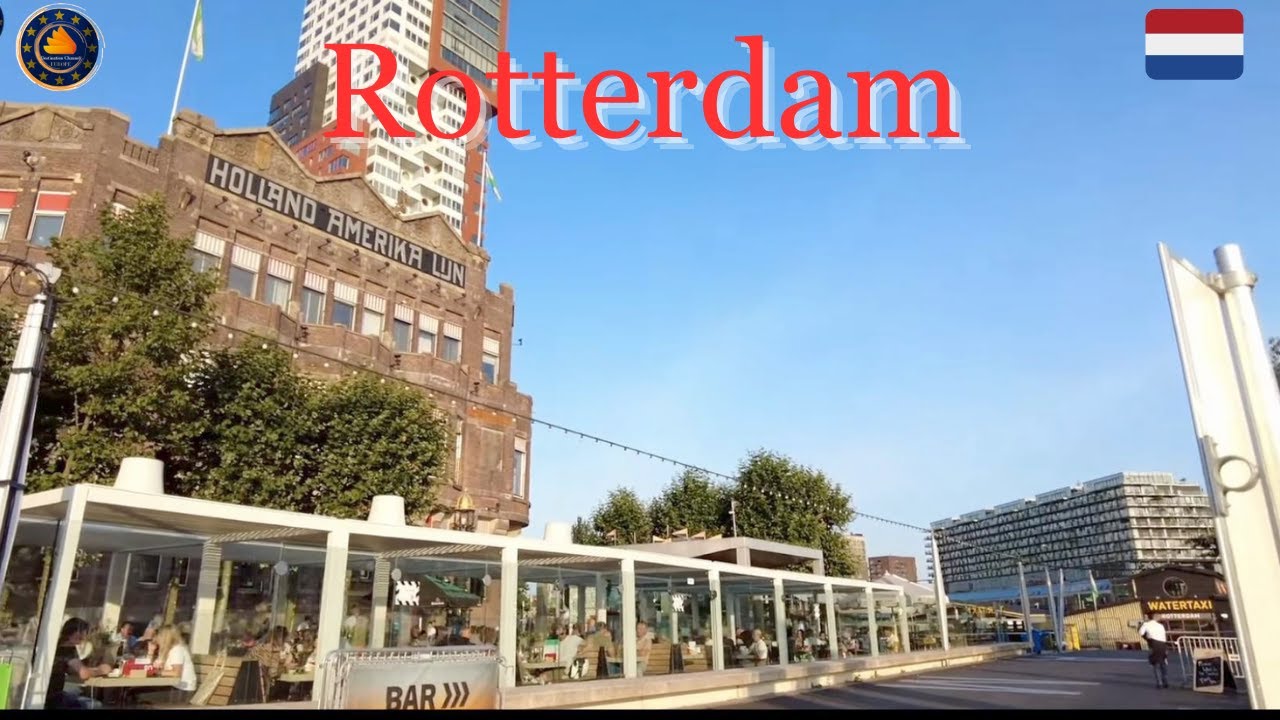 A Day in Hip Rotterdam 🇳🇱 Walk through the City Center #103
