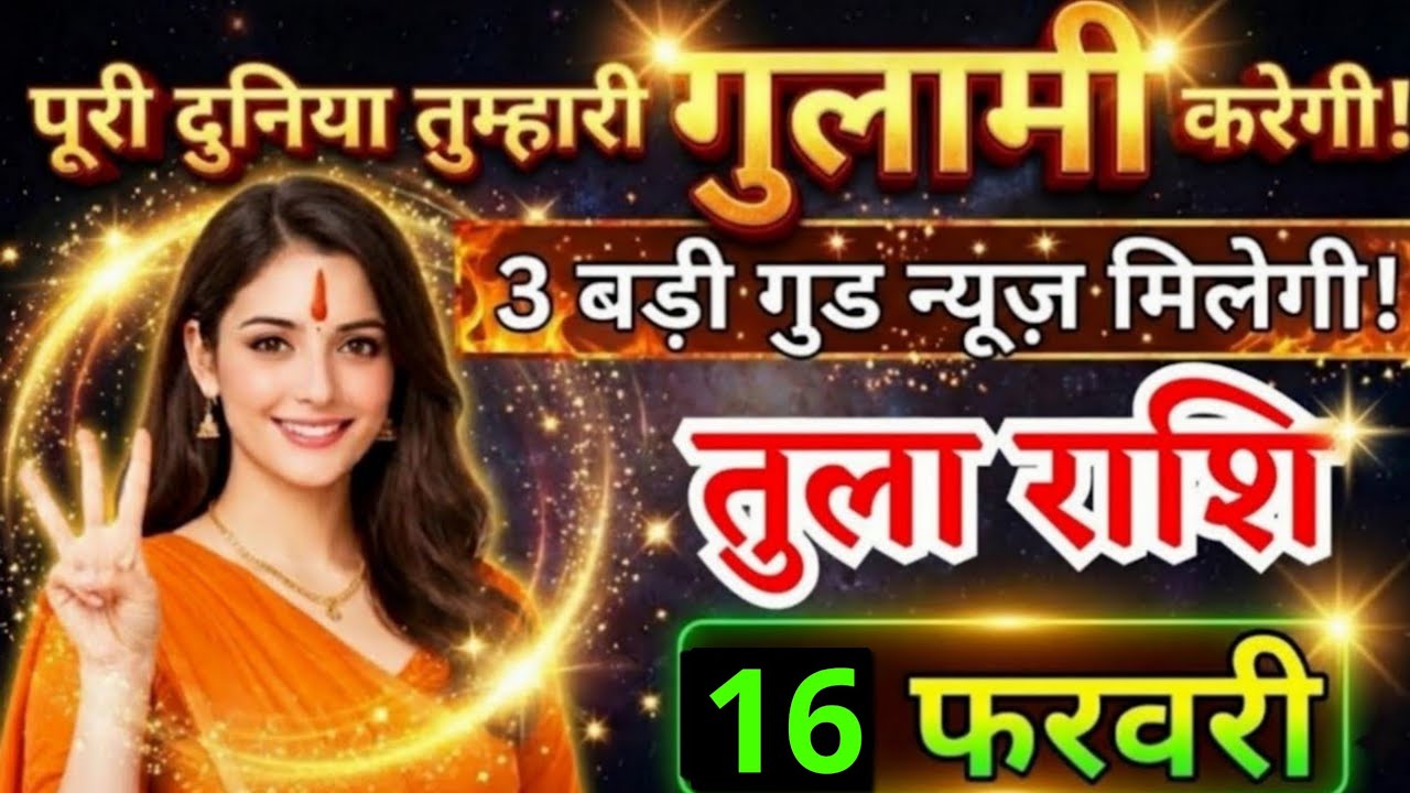 11 फरवरी, तुला राशि वालों तीन बड़ी गुड न्यूज़ मिलेगी, Tula Rashi, आज का राशिफल
