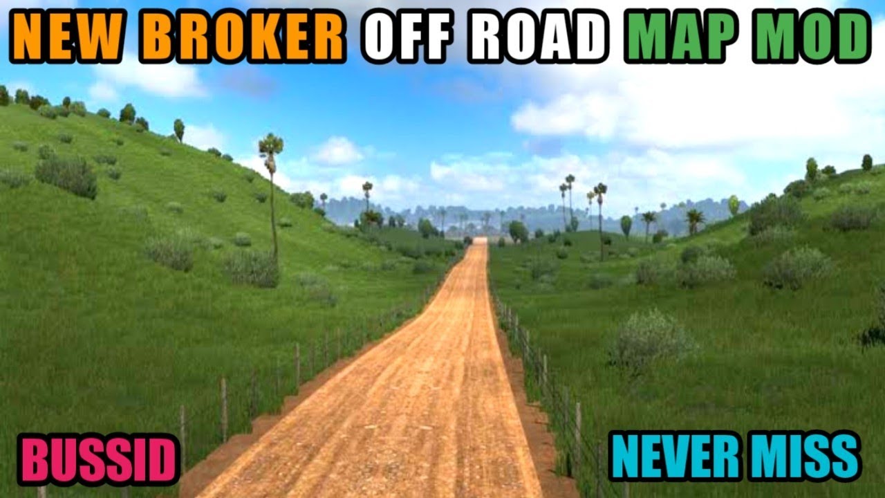 NEW BROKEN OFF ROAD MAP MOD || BUSSID V3.7.1 || Bus Simulator Indonesia Vricky Gaming