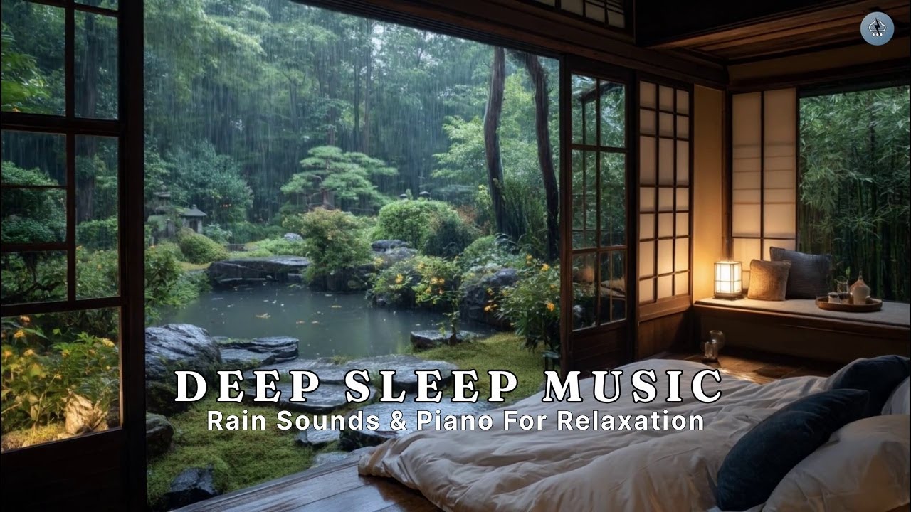 Peaceful Sleep Music and Relaxing Rain Sounds 😴 Music for Insomnia Relief, Stress Healing & Calm