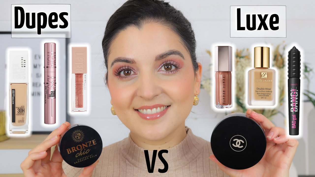 LUXE VS DUPES : Pouvez-vous voir la différence ? Dupes maquillage pas cher !