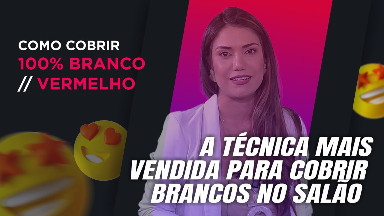A técnica MAIS USADA para cobrir cabelos brancos no salão de beleza!!