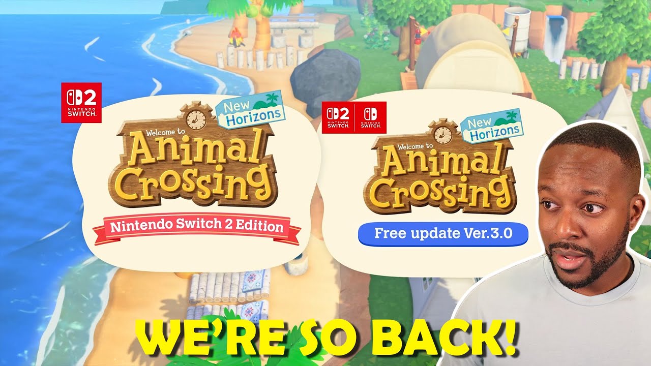 МЫ ВЕРНУЛИСЬ! — Реакция на обновление Animal Crossing New Horizons 3.0 + издание Switch 2!