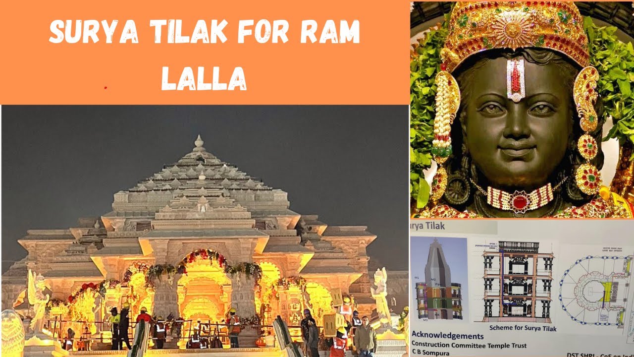 Surya Tilak on Ram Lalla Idol #rammandir #suryatilak