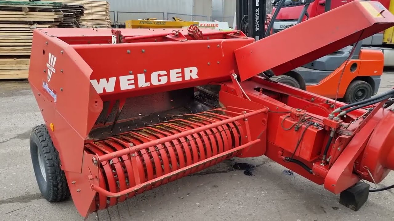 Тюковый пресс-подборщик Welger AP 500 прокрутка.