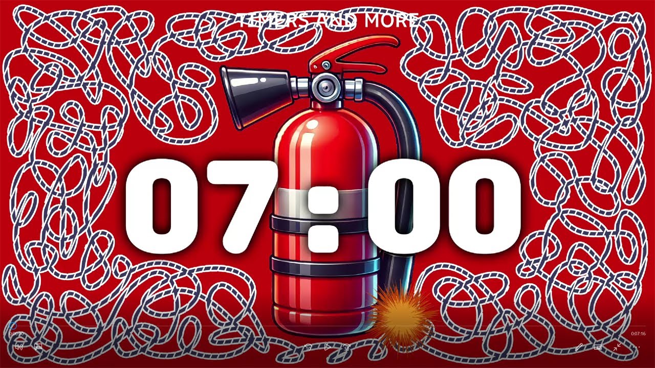 7 Minute Fire Extinguisher Timer Bomb 🧯💣