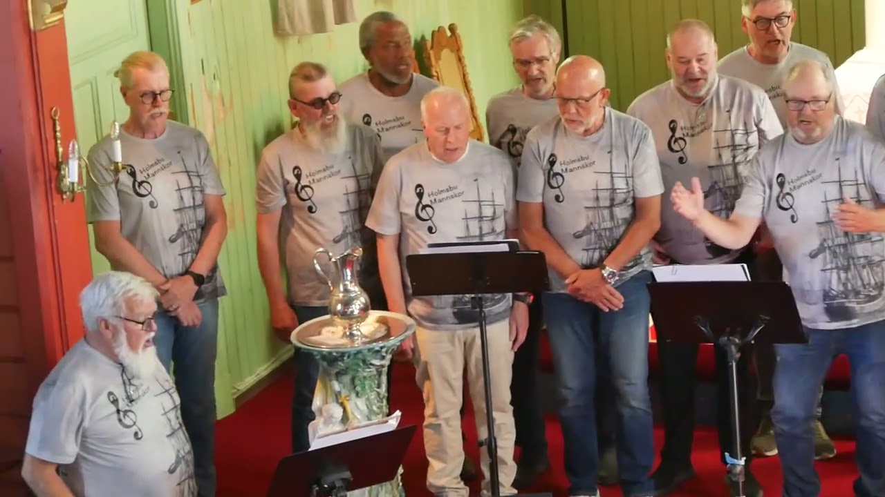 Holmsbu mannskor - Shanty - Holmsbu kirke - 13.06.25