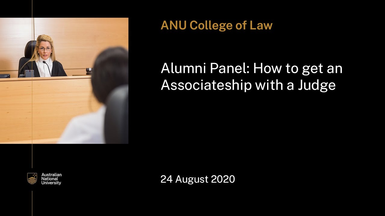 Alumni panel: How to get an Associateship with a Judge