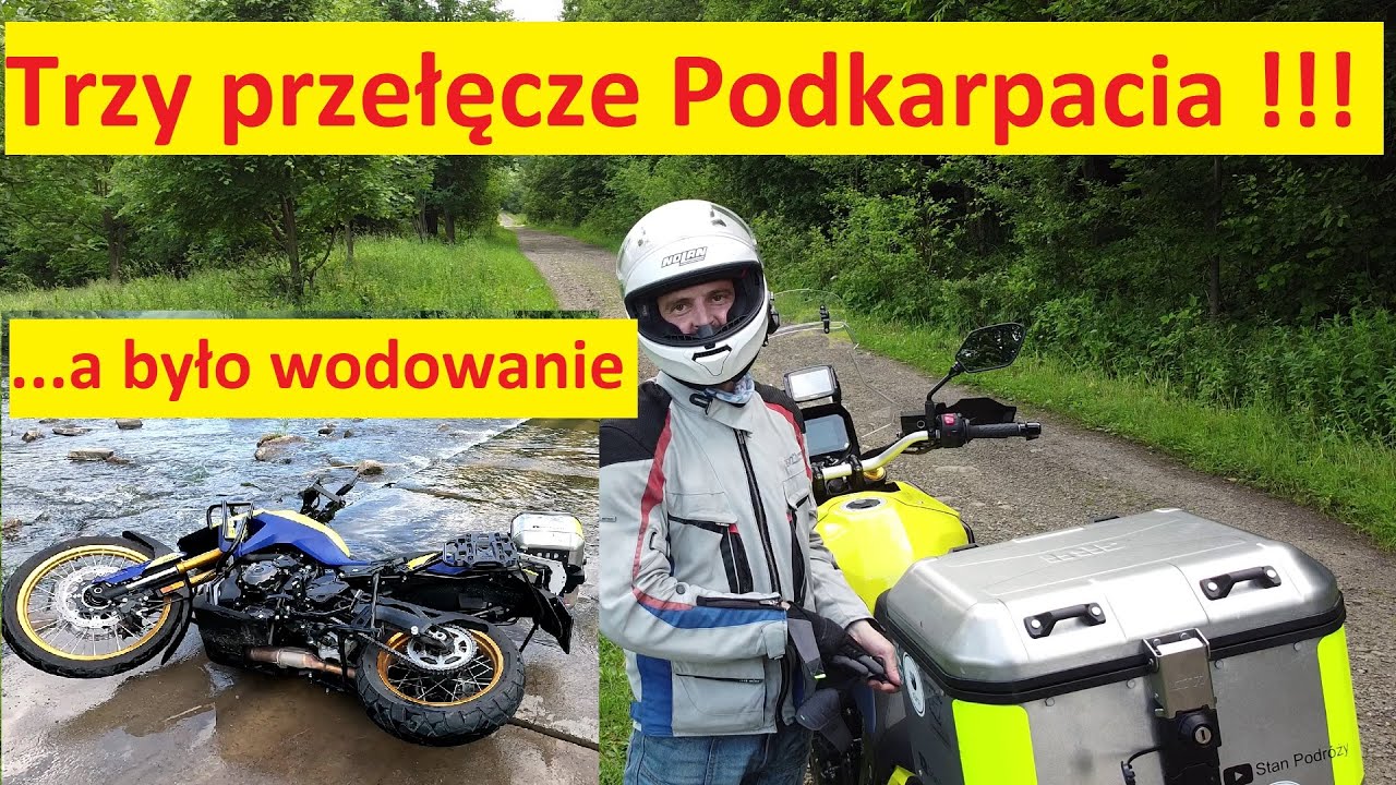 Miały być trzy przełęcze Podkarpacia ... a było wodowanie V-Stroma 800 DE