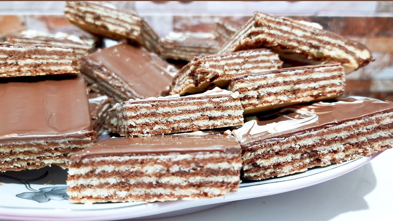 بسكوت الويفر التريند‼️ ببيضة واحدة هتعمليه بطعم حكاااية🥰 أطعم كيكه ويفر بأسهل طريقة💯#food #اكسبلور