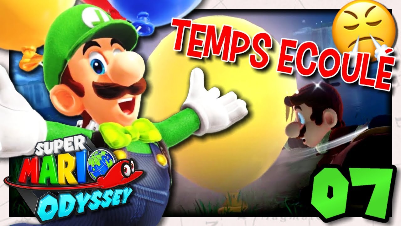 RATÉ... | CHASSE AUX BALLONS LUIGI SUPER MARIO ODYSSEY