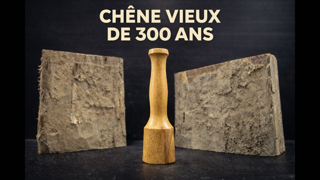 Comment fabriquer un maillet de sculpteur avec du chêne vieux de 300 ans ￼provenant d’une charpente.