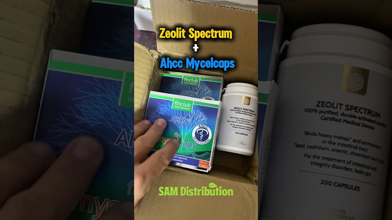 Pachet Zeolit Spectrum + Ahcc Mycelcaps pentru &icirc;ntărirea imunității #samdistribution
