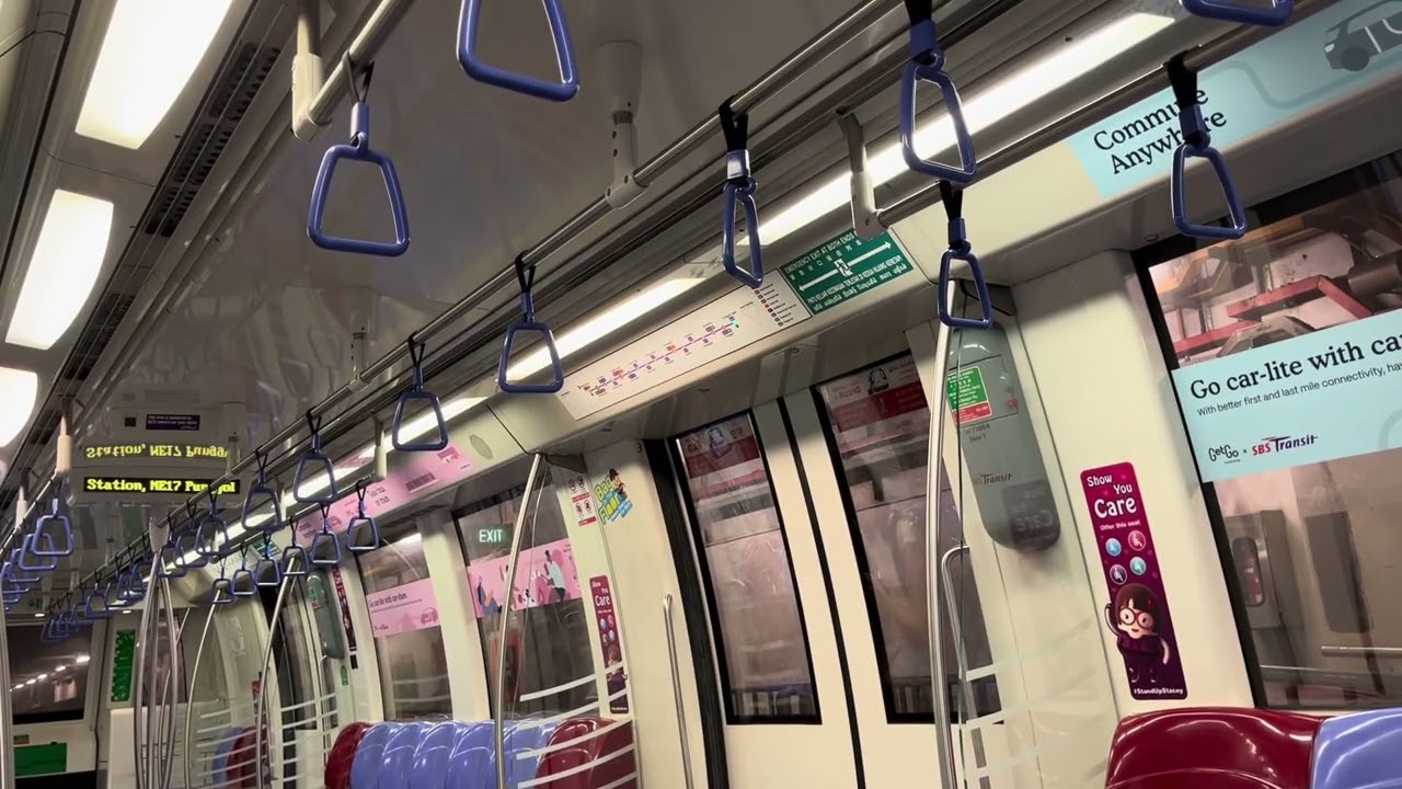 [Emergency Brake] SBST - NEL, Alstom Metropolis C751C, from Sengkang to Punggol