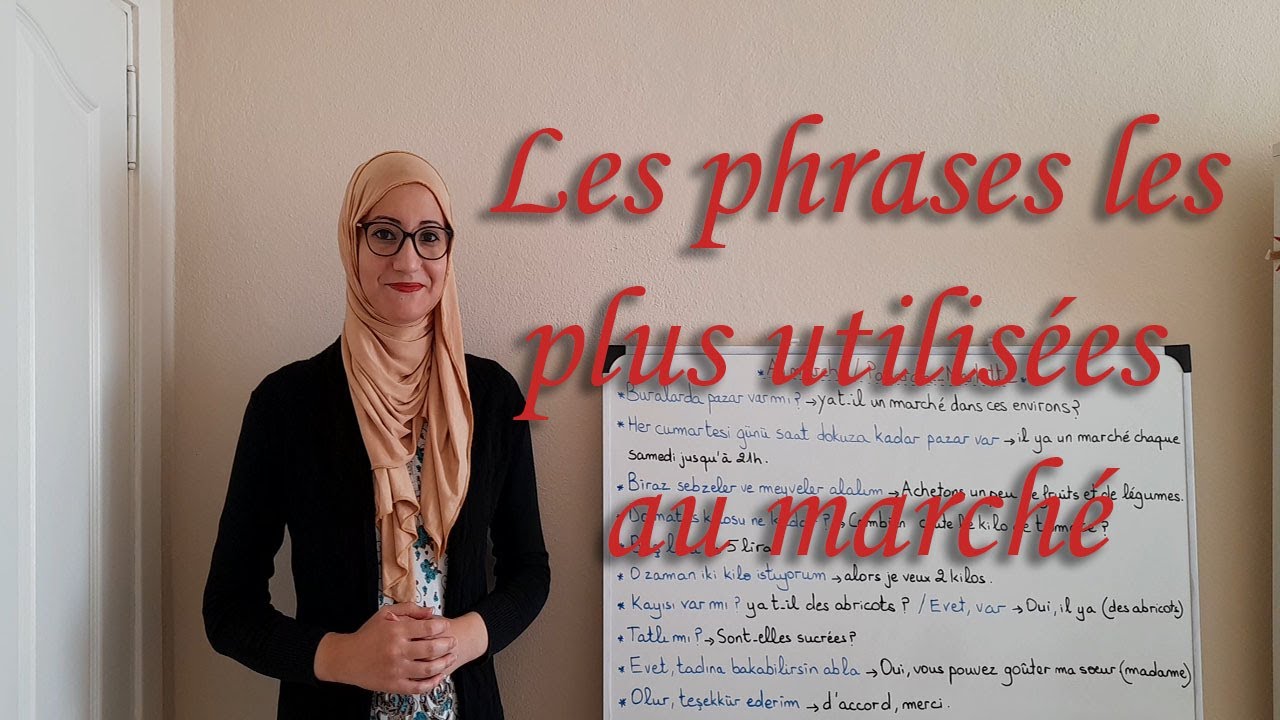 Leçon N47: Les phrases les plus utilisées au marché
