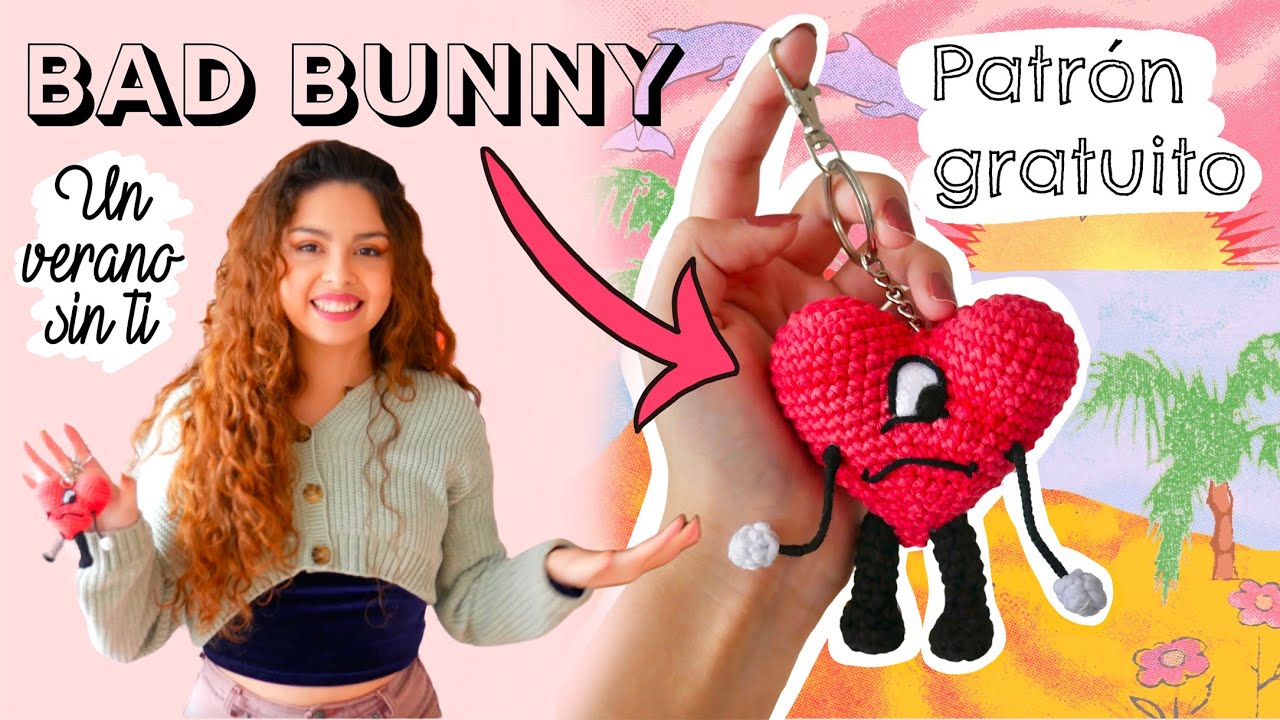 Tejiendo la portada de un Verano sin Ti - Patrón Crochet GRATUITO - BAD BUNNY