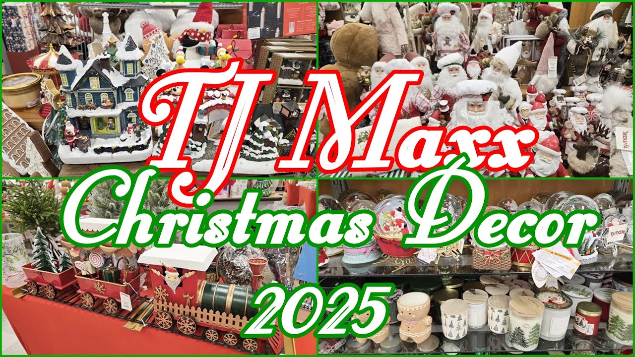TJ MAXX CHRISTMAS 2025 SHOP WITH ME CHRISTMAS DECORATIONS