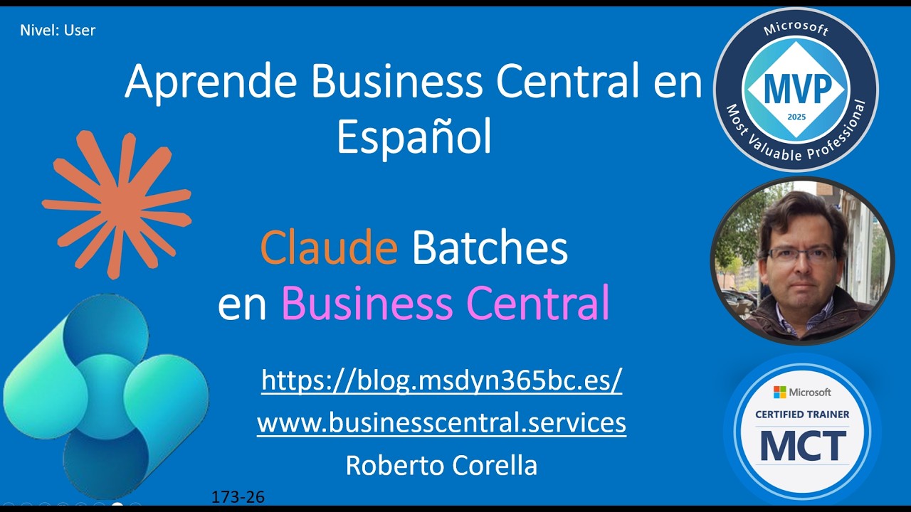 ✨Copilots personalizados en Business Central con Claude Batches ✨