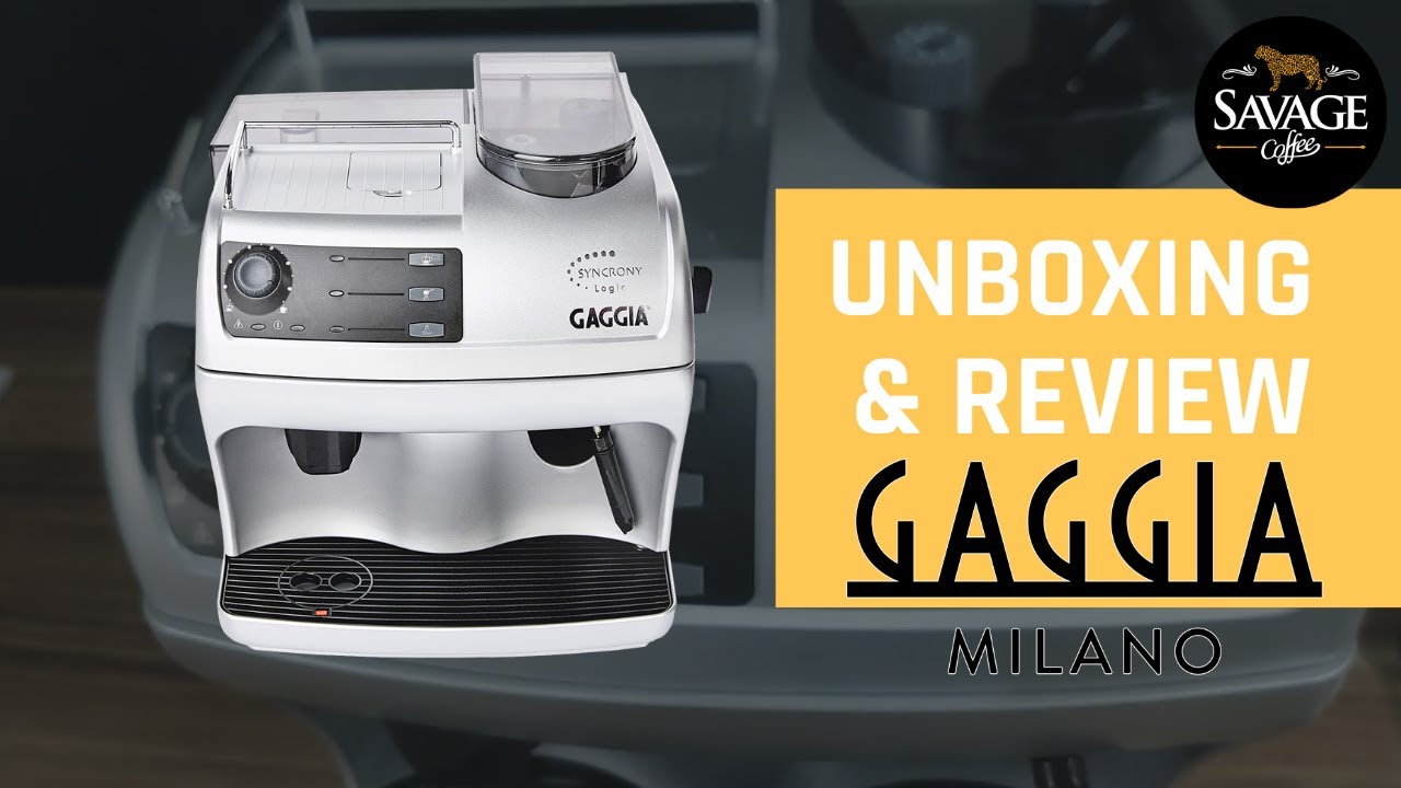Unboxing & Review Gaggia Syncrony Logic │ Savage Coffee