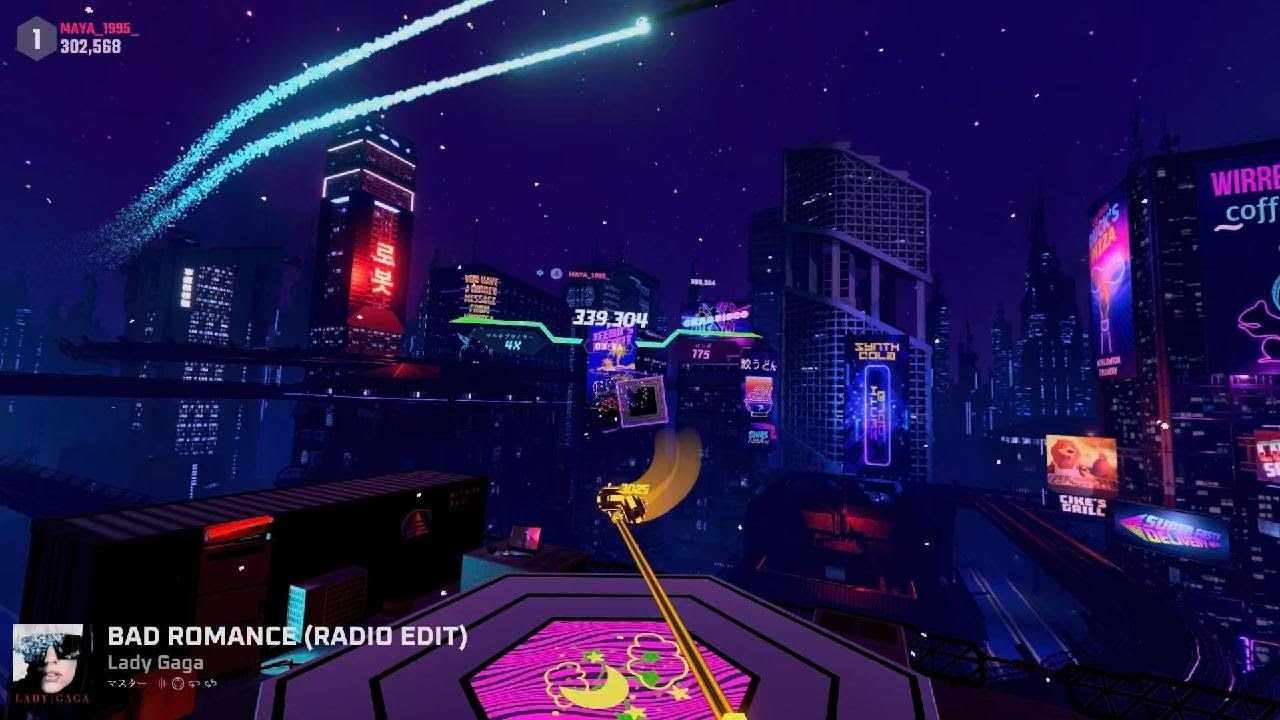 Synth Riders_BAD ROMANCE (Lady Gaga) SPIN WILD MASTER 360＋