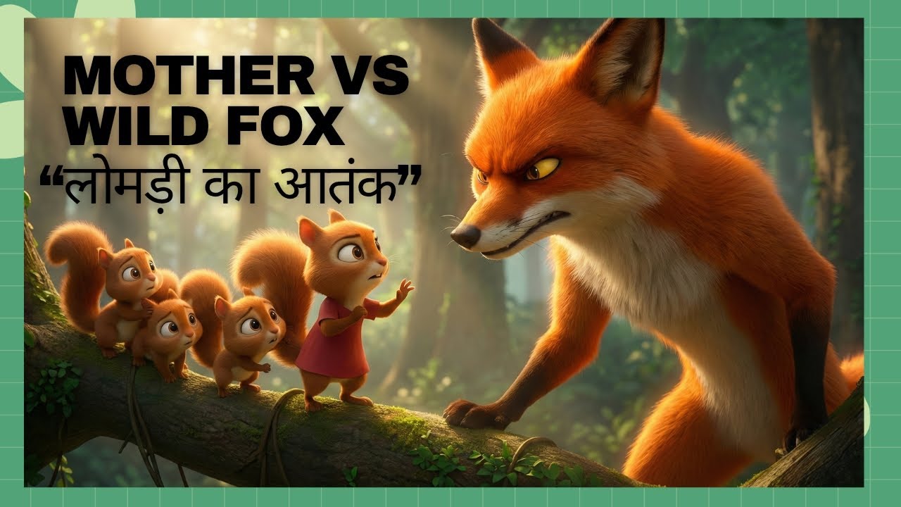 Mother Vs Fox 🐿️🦊 || लोमड़ी का आतंक 😢 || Emotional Story || AiKahaniGPT || Ai Content video 