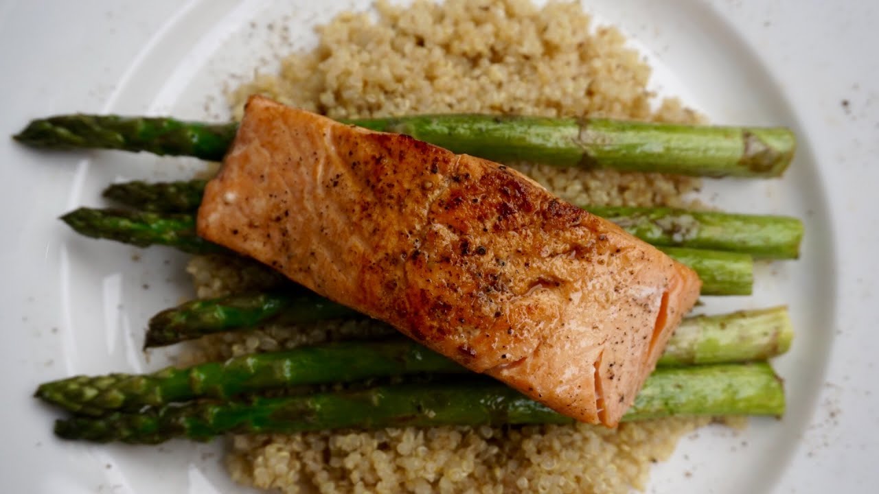 Salmón con Espárragos
