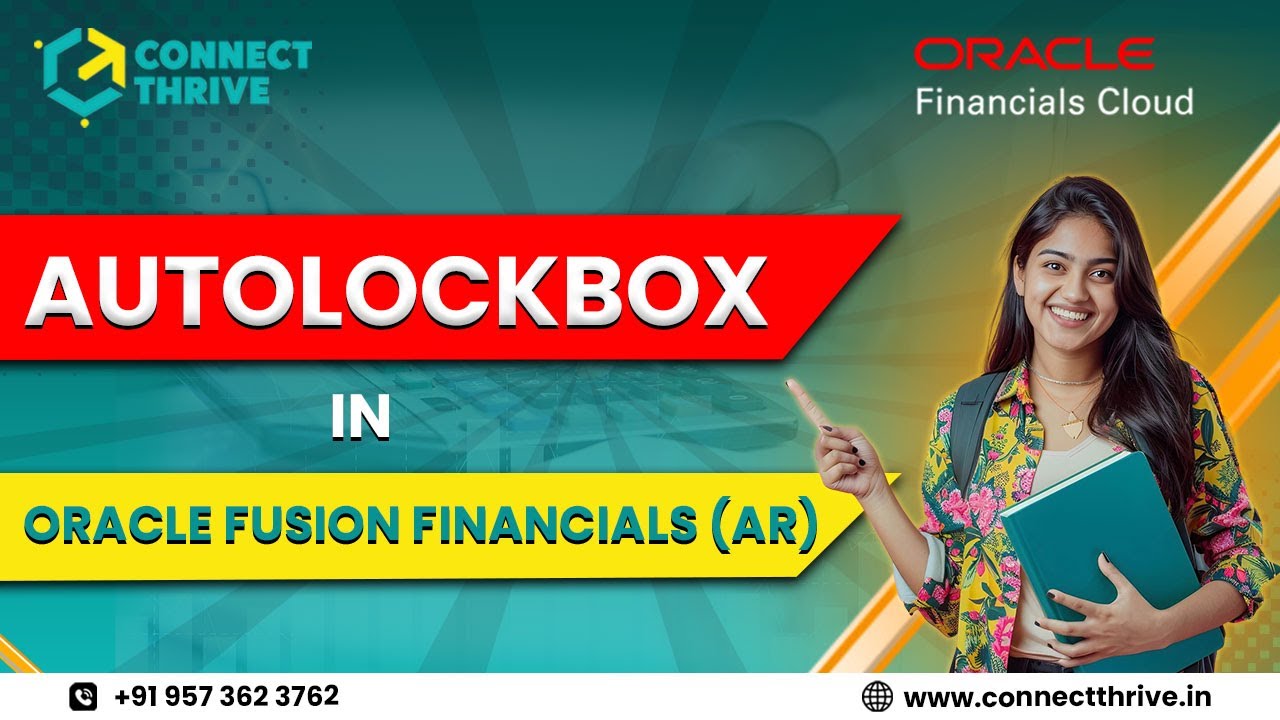 Autolockbox in Oracle Fusion | Auto Lockbox in Fusion Receivables | Auto lockbox | #connectthrive