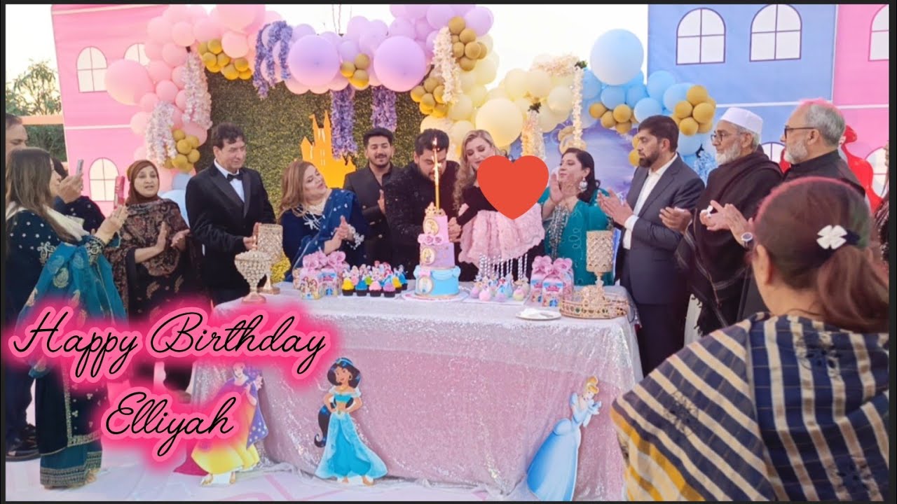 Elliyah,s First Birthday | 🎉🎊 A Huge Celebration For Her 🧿💞❤