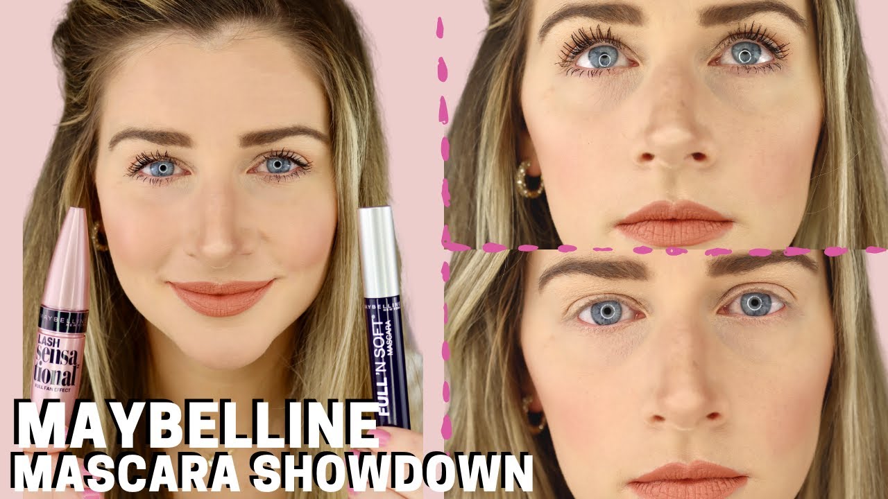 Drugstore Mascara Showdown | MAYBELLINE LASH SENSATIONAL VS. FULL 'N SOFT