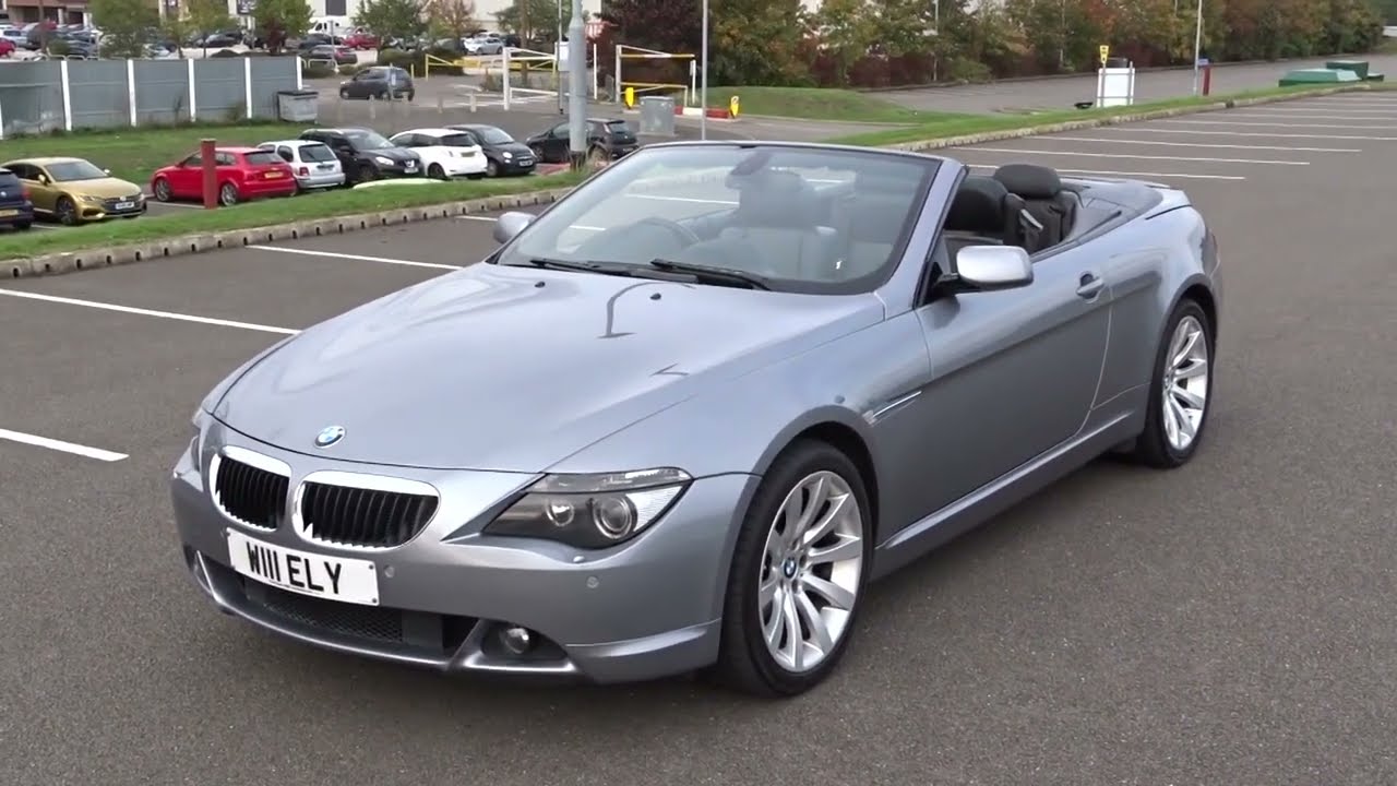 2007 BMW 6 SERIES 630i SPORT 3.0 PETROL AUTOMATIC CONVERTIBLE STUNNING CAR LOOK