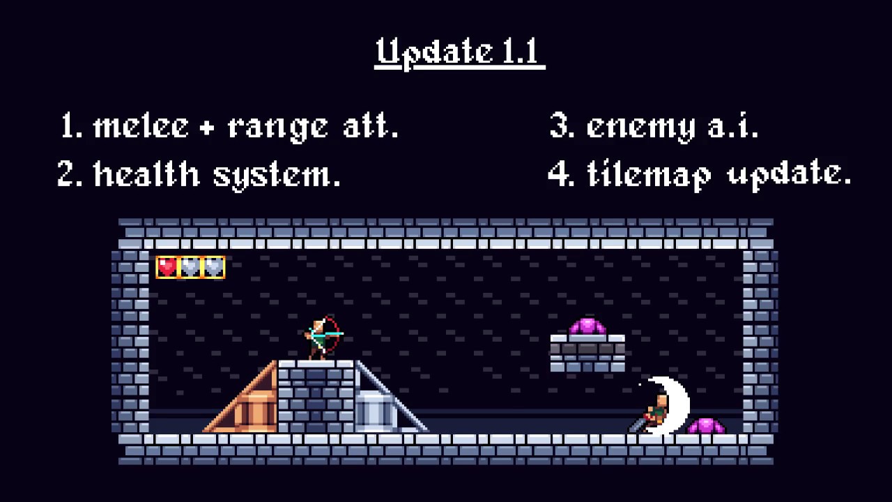 Pixel Platformer Engine V1.1 Release Trailer