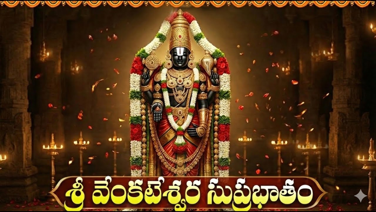 వెంకటేశ్వర సుప్రభాతం | Venkateshwara Suprabhatam With Lyrics | Venkateshwara Swamy Devotional Songs