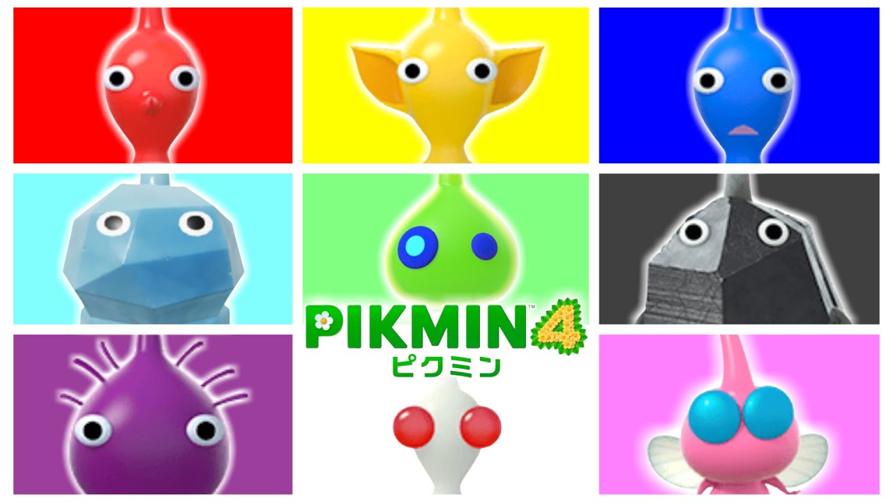 ピクミン全9種まとめ【かわいいピクミン集】【モーションまとめ】【ピクミン4】【PIKMIN4】