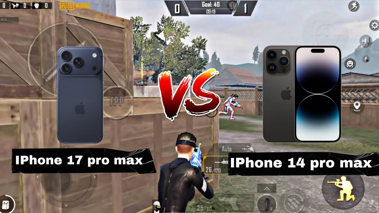 IPHONE 17 Pro Max vs IPHONE 14 Pro Max 🔥 TDM challenge 😱 120 vs 120 FPS