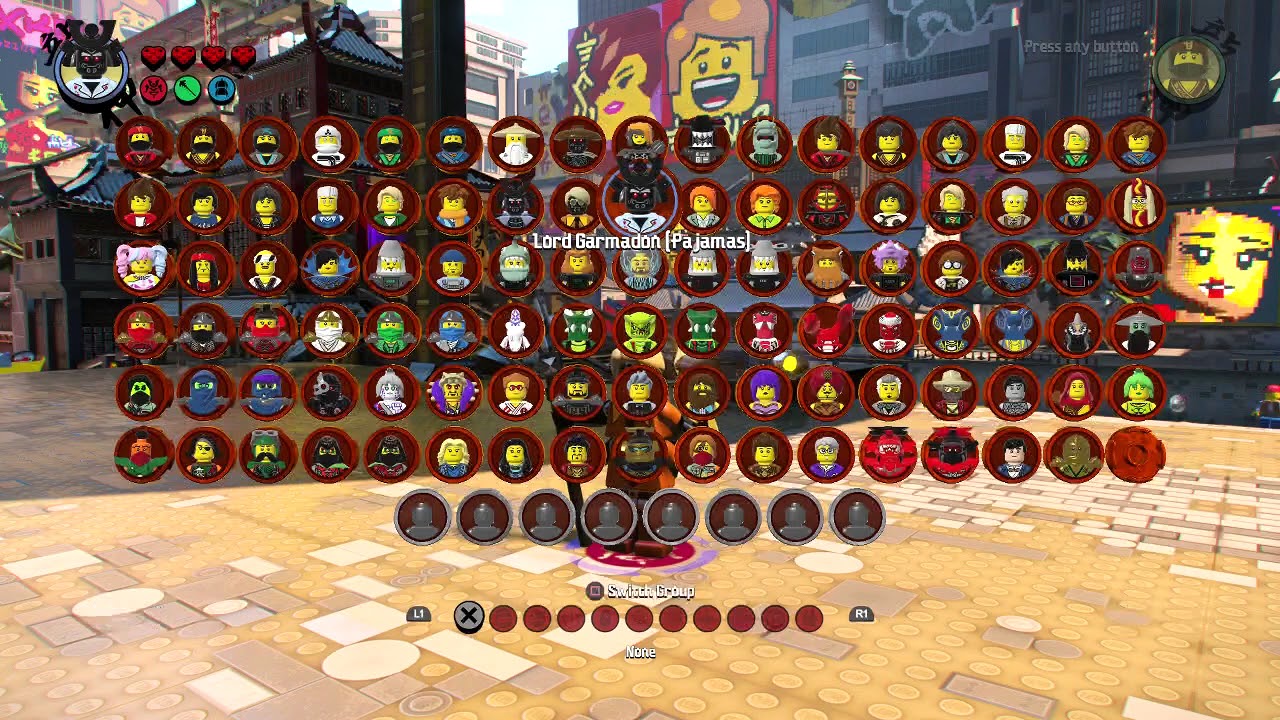 The LEGO Ninjago Movie Video Game - All 101 Characters Showcase (Entire Character Roster)