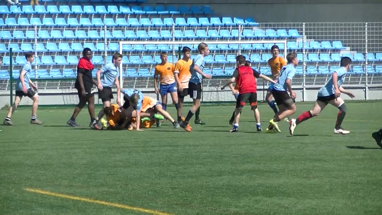 Rugby UNSS Collège Orange Jean Giono vs Collège Marseille Huveaune Finales Inter Académies 2017