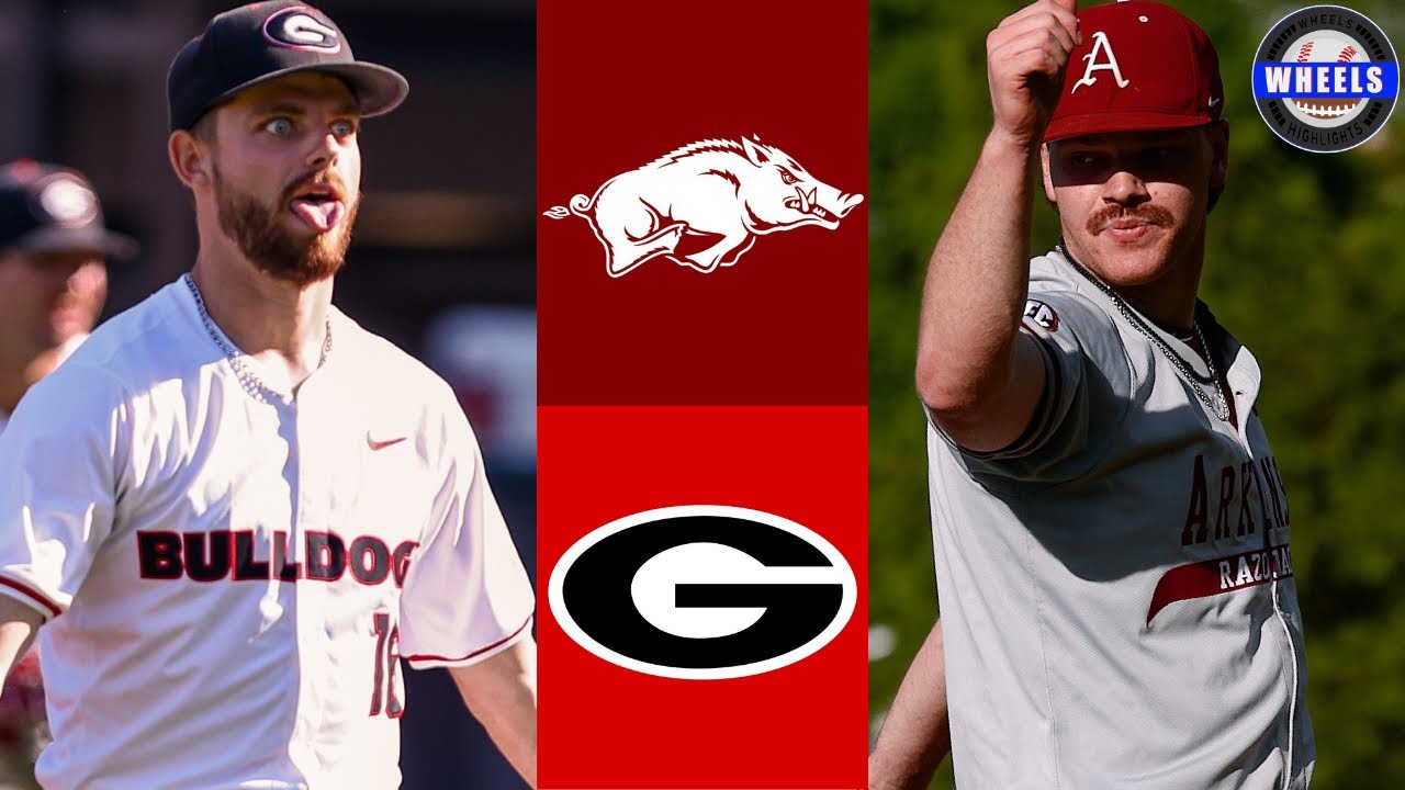 #1 Arkansas vs #7 Georgia (Great Game!) | G2 | 2025 College Baseball Highlights