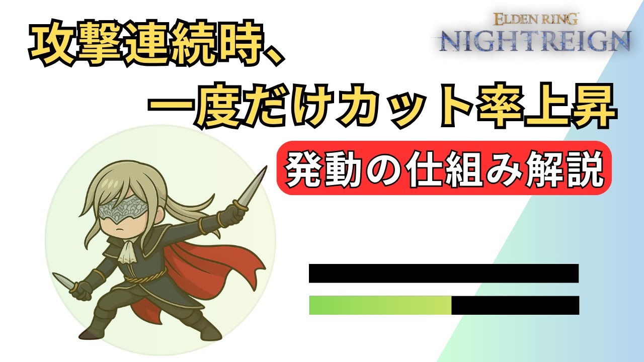 【ナイトレイン】攻撃連続時カットの発動の仕組み解説  効果重複時の仕様