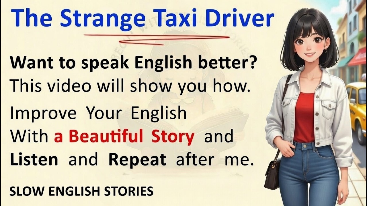 Improve English Speaking Skills Naturally! 🚖 English Shadowing Story: The Strange Taxi Driver