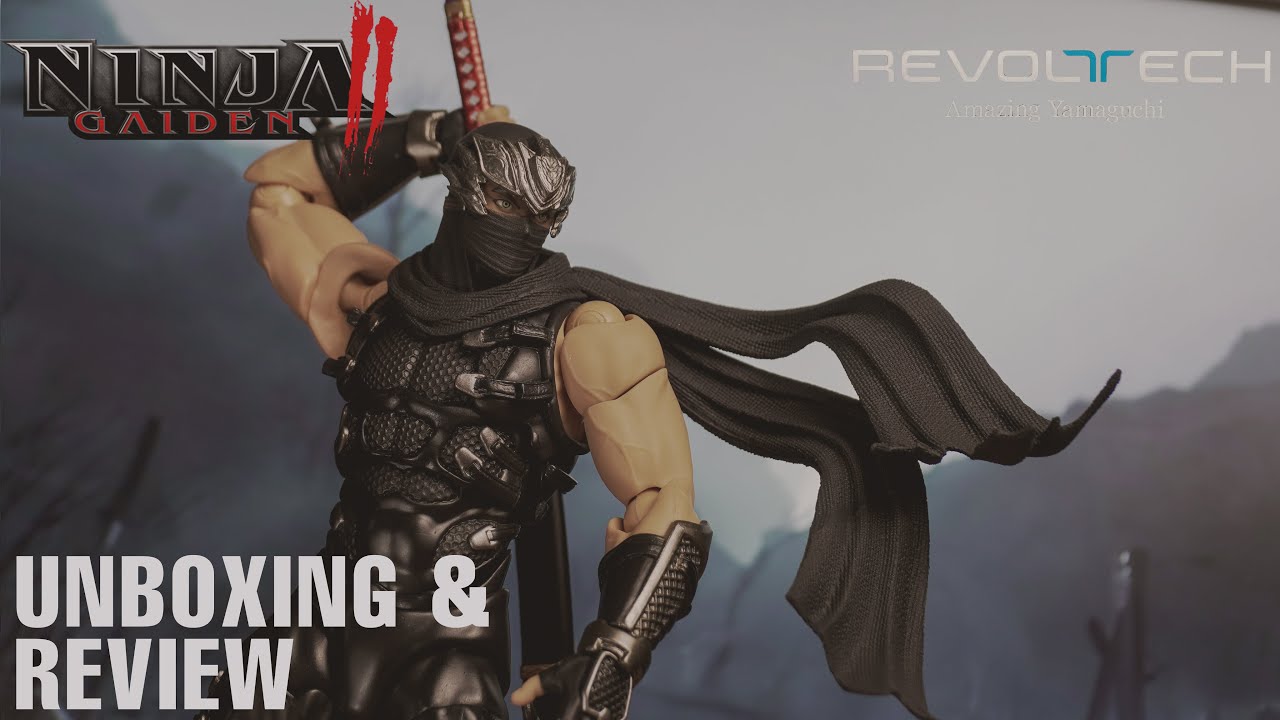 Revoltech Amazing Yamaguchi Ninja Gaiden 2 : Ryu Hayabusa Unboxing & Complete Review
