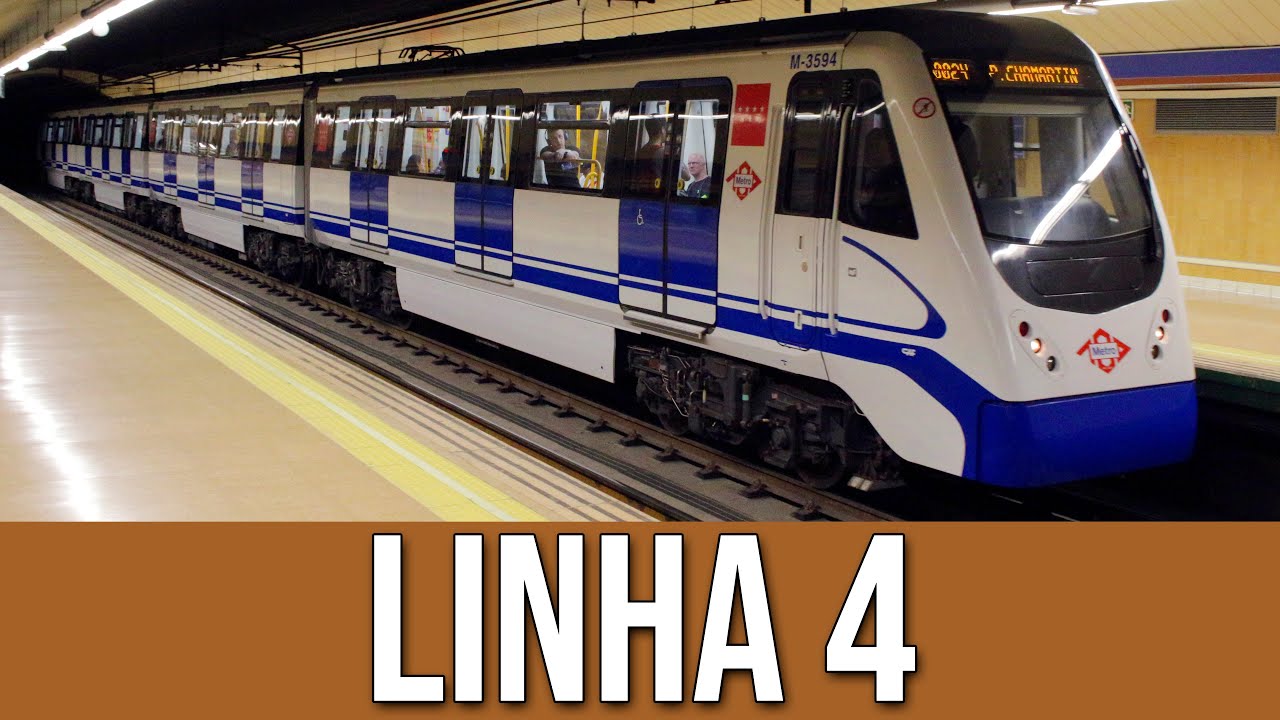 Linha 4 do Metrô de Madrid/Espanha